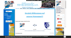 Desktop Screenshot of fsv06ohratal.de