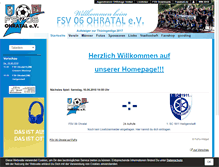 Tablet Screenshot of fsv06ohratal.de